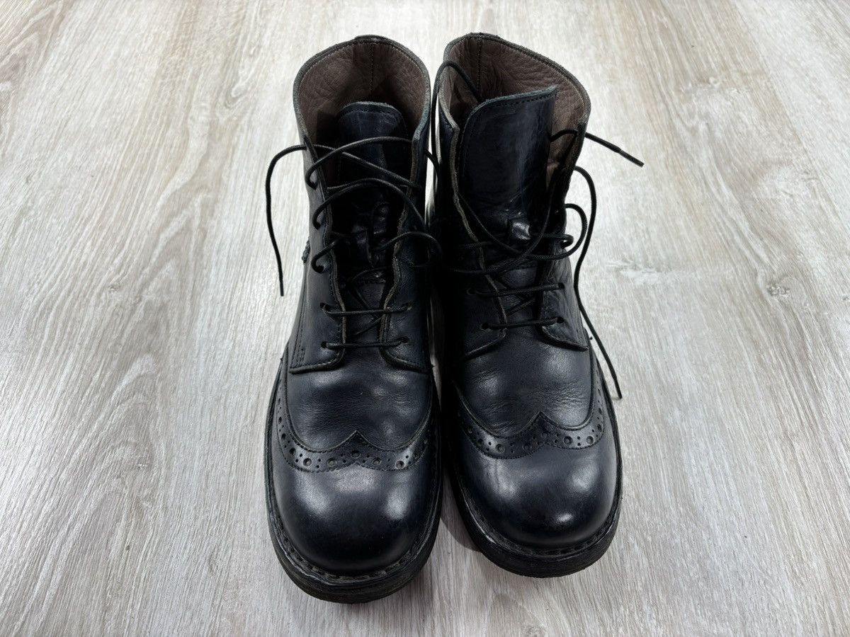 MoMA Womens leather boots MOMA Size 36 1/2 Color Blue Size US 6.5 / IT 36.5 - 2 Thumbnail