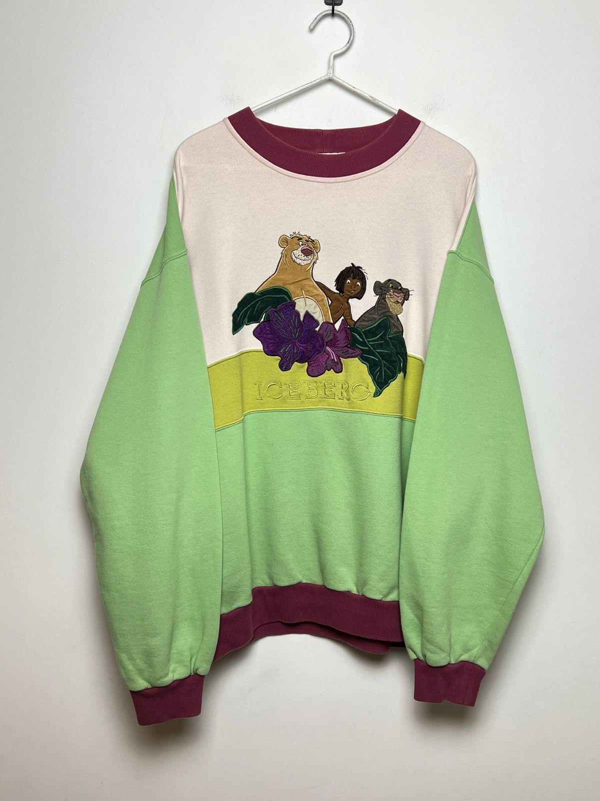 Iceberg iceberg jungle book disney cotton sweatshirt y2k 90s vintage Size US XL / EU 56 / 4 - 11 Thumbnail