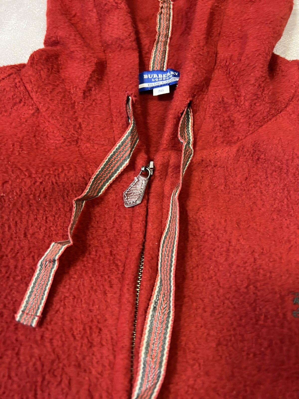Burberry Vintage Burberry Fleece Zip Hoodie Size XS / US 0-2 / IT 36-38 - 3 Thumbnail