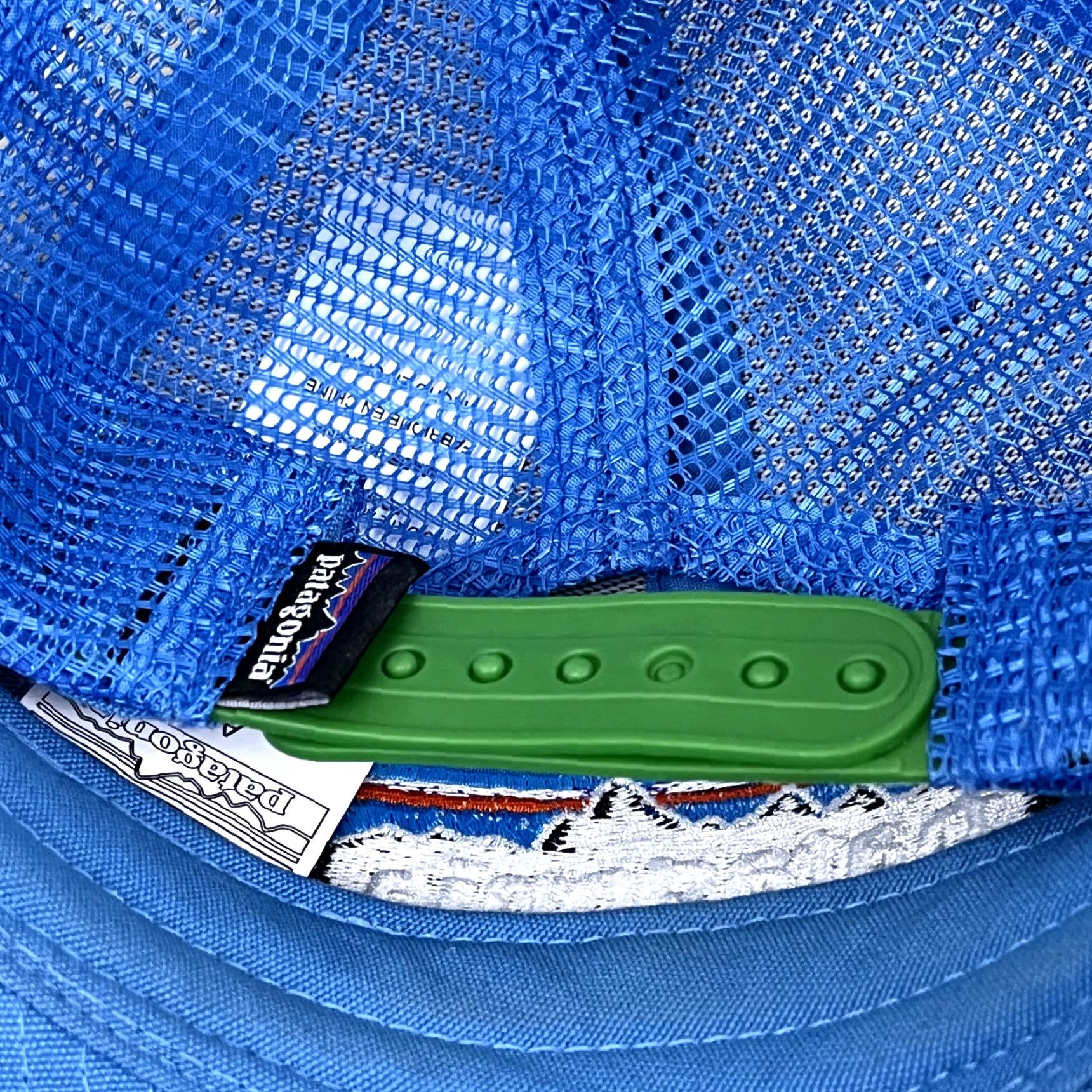 Patagonia PATAGONIA Hat Unisex OSFA Blue Fishing Hiking Embroidered Box Logo Snapback Size ONE SIZE - 6 Thumbnail