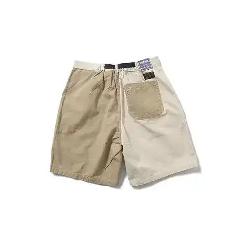 VIBE 20SS Indigo Union Japan Beige Patchwork Worker Shorts Size US 32 / EU 48 - 2 Thumbnail