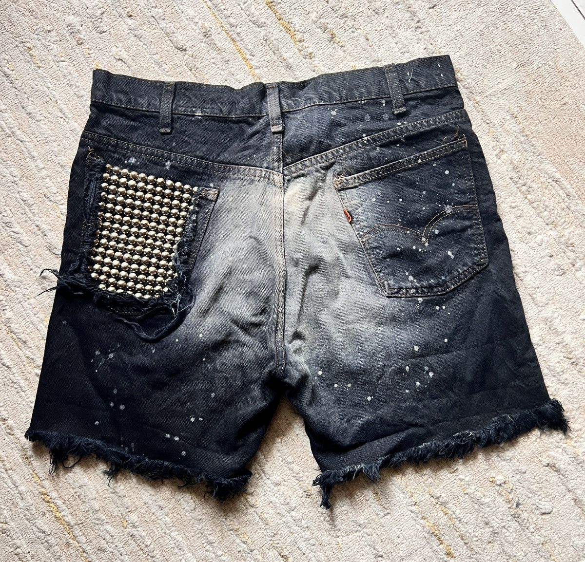 If Six Was Nine × Japanese Brand × Levi's Made & Crafted Z. Vargas Vintage Levis Custom Rework Short Size US 34 / EU 50 - 2 Thumbnail
