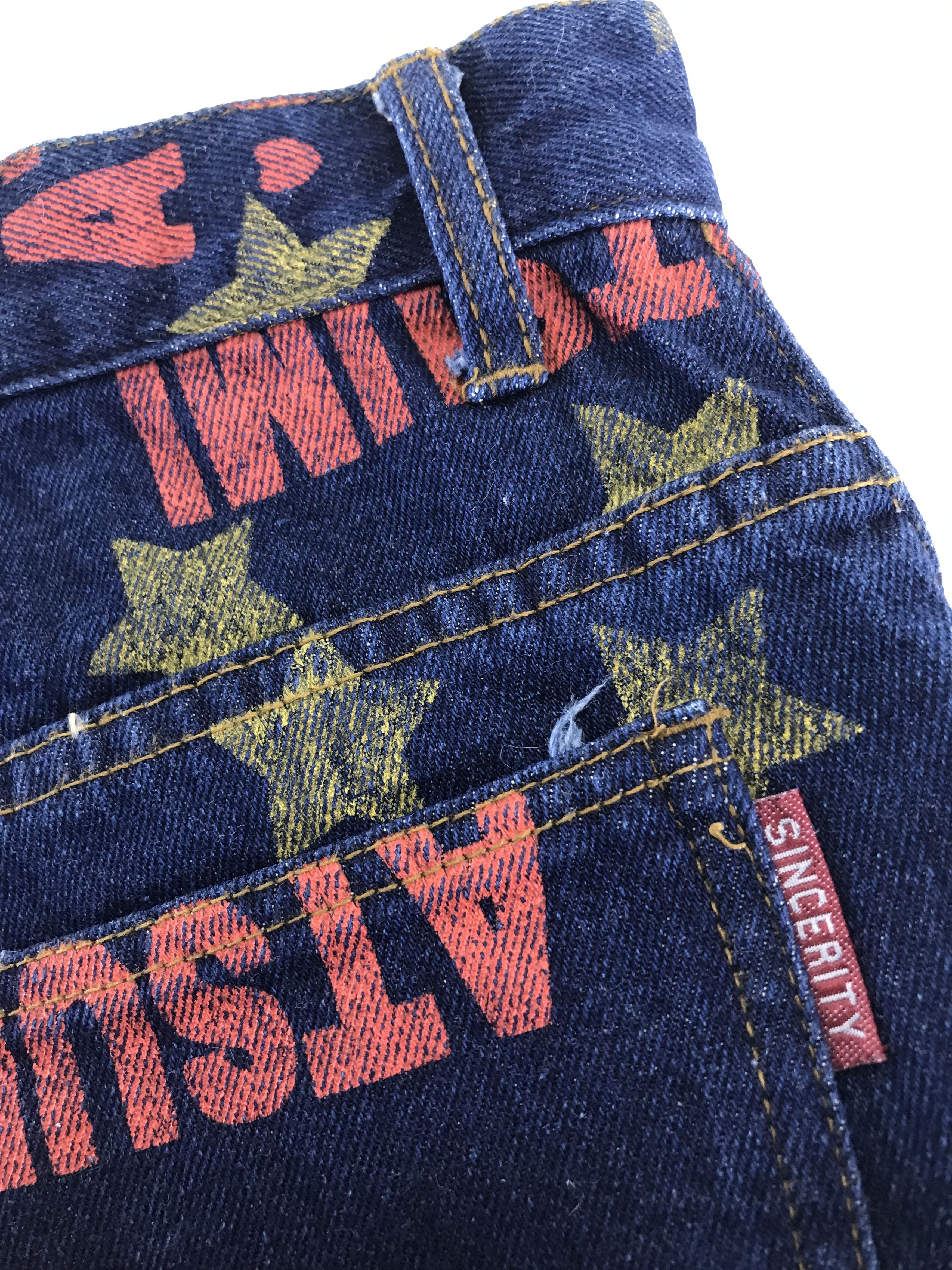 Hysteric Glamour Hysteric Glamour x Atsumi Good Over Printed Jeans Size 26" / US 2 / IT 38 - 12 Thumbnail