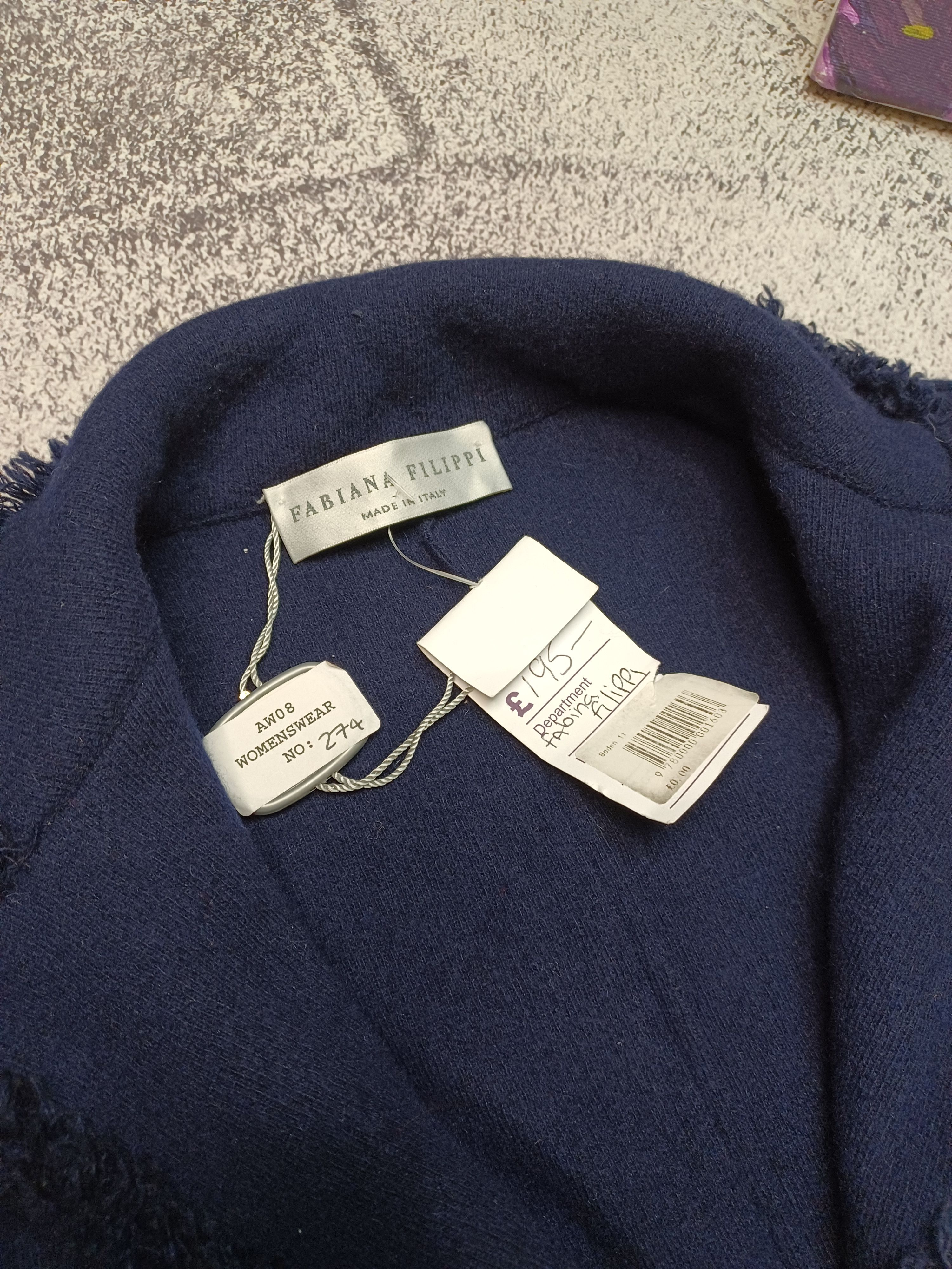 Fabiana Filippi Fabiana Filippi Knited Wool Silk Cashmere Jacket Cardigan Size M / US 6-8 / IT 42-44 - 8 Thumbnail