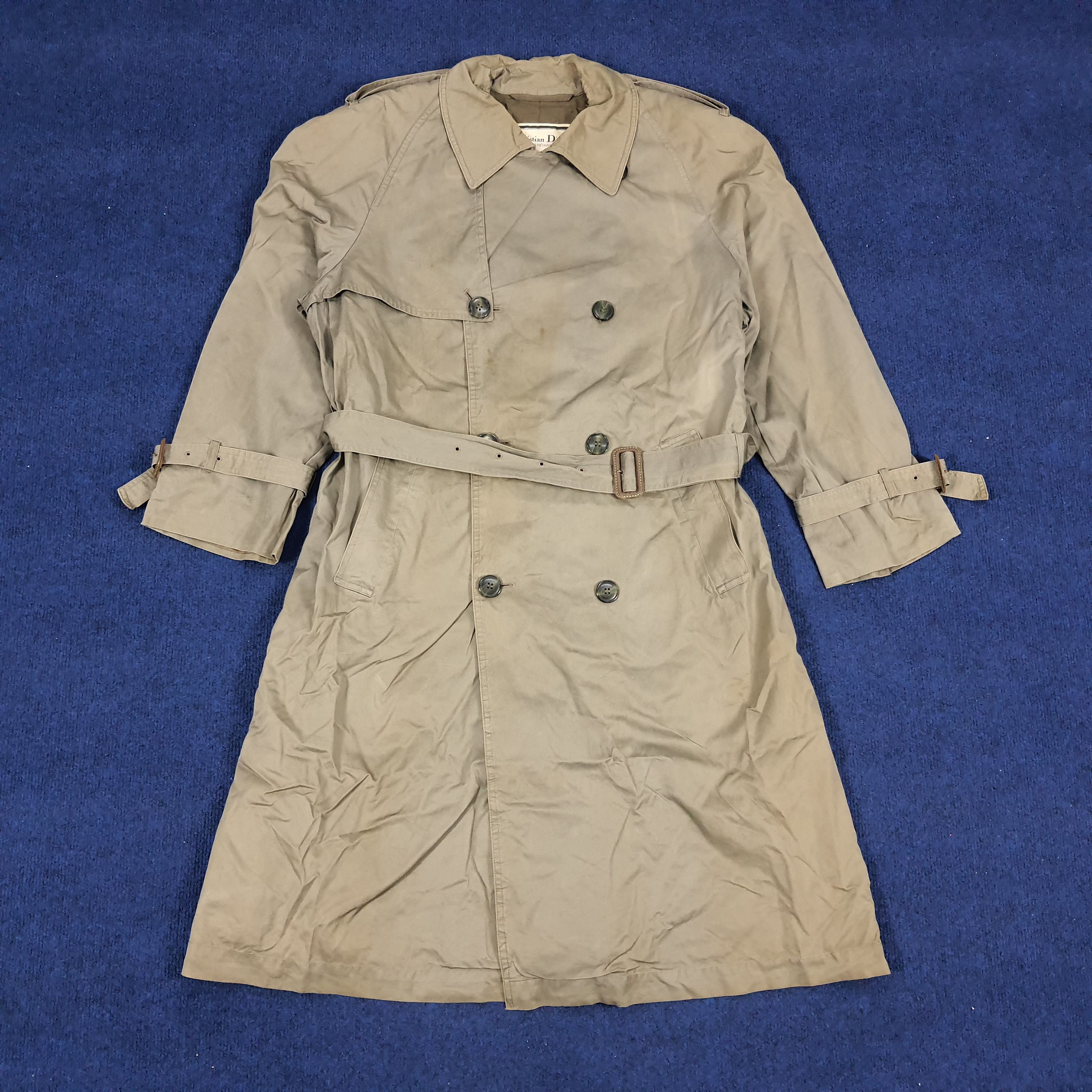 Christian Dior Monsieur × Vintage Vintage Christian Dior Monsieur Trench Jacket Size US L / EU 52-54 / 3 - 1 Thumbnail