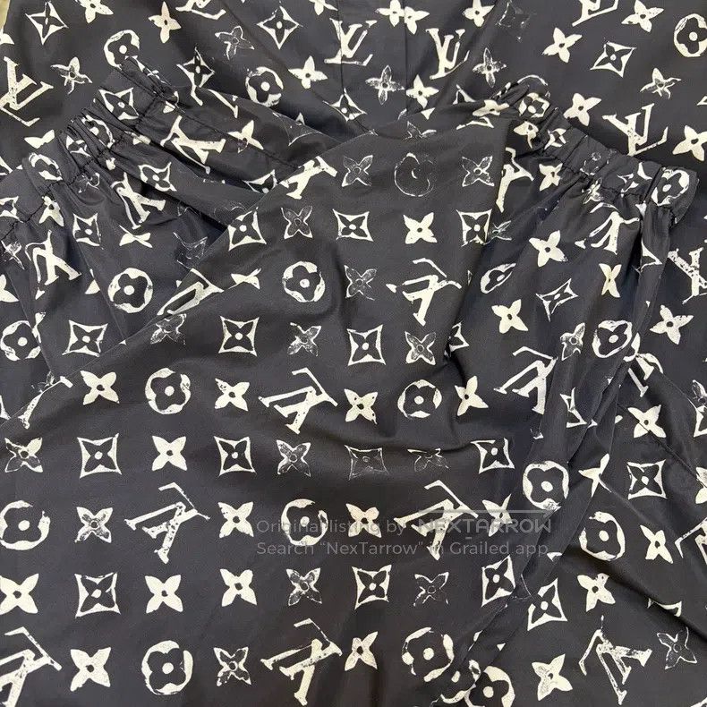 Louis Vuitton Louis Vuitton Black and White Full Print Jogging Pants Size US 36 / EU 52 - 6 Thumbnail
