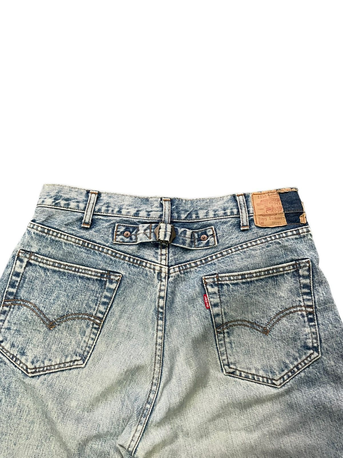 Levi's × Vintage Vintage Levis Lot 701 XX E Selvedge Denim Size US 33 - 10 Thumbnail
