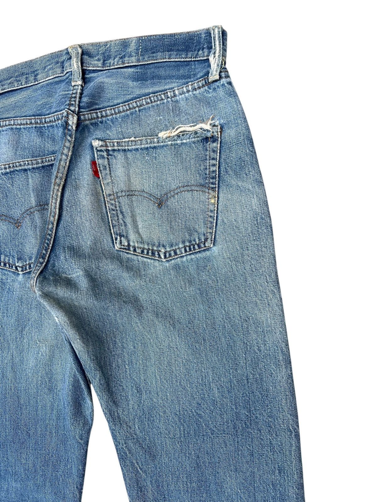 Levi's True 60s 70s Levi’s 501 Big E Distress Denim Selvedge Jeans Size US 30 / EU 46 - 18 Thumbnail