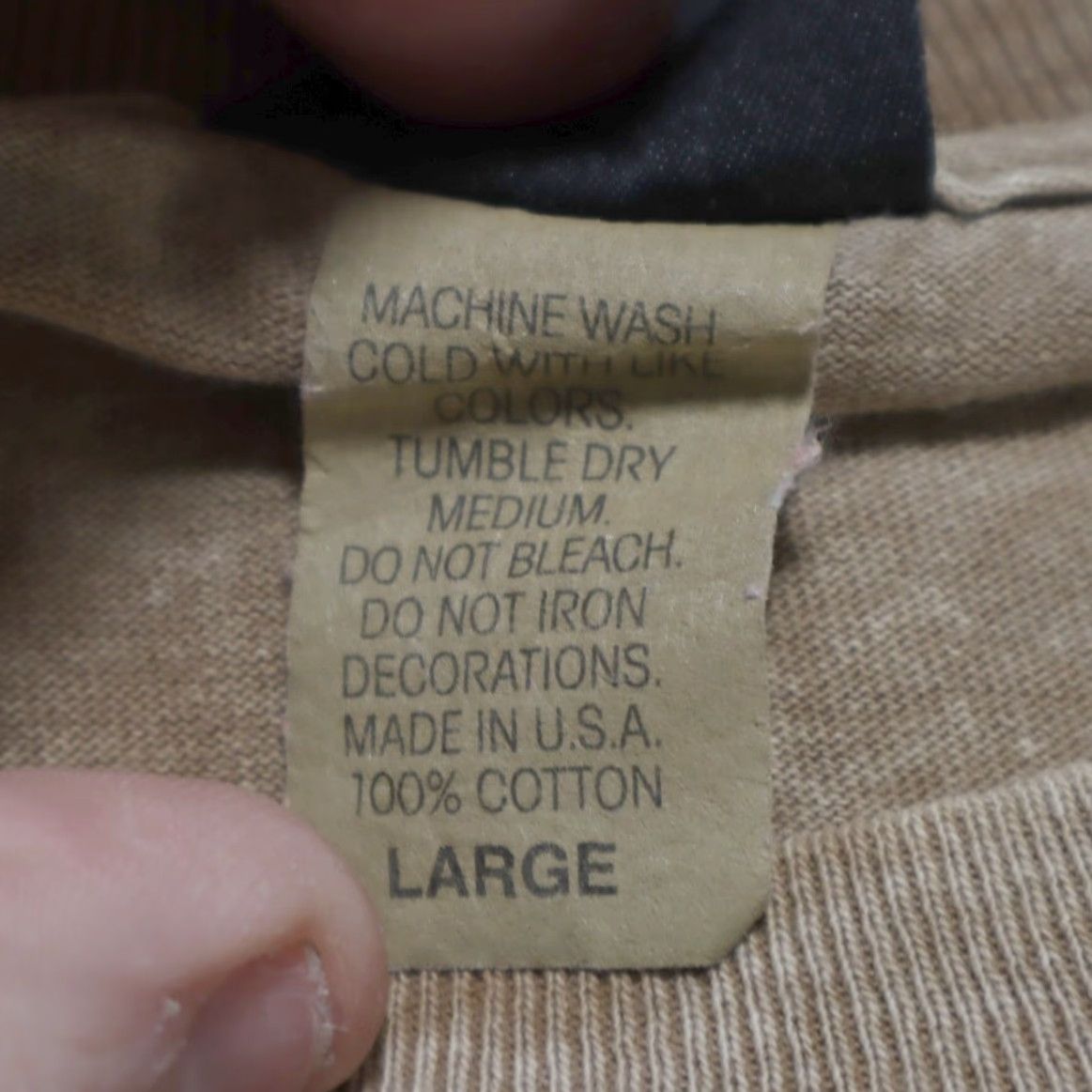 Vintage VINTAGE Prairie Mountain Natural Bridge Kentucky Wolf Acid Wash T-Shirt Brown Mens L Size US L / EU 52-54 / 3 - 6 Thumbnail