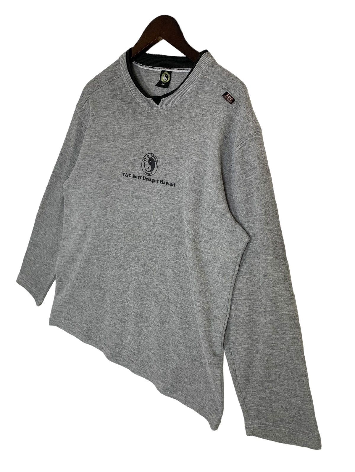 Vintage T&C Design Hawaii Longboardstyle SurfBrand Crewnec