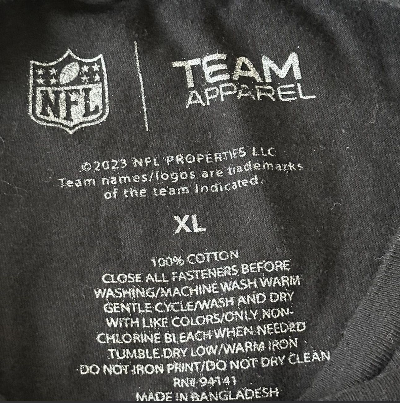 NFL NFL Los Angeles Rams black cotton t-shirt Size US XL / EU 56 / 4 - 2 Thumbnail