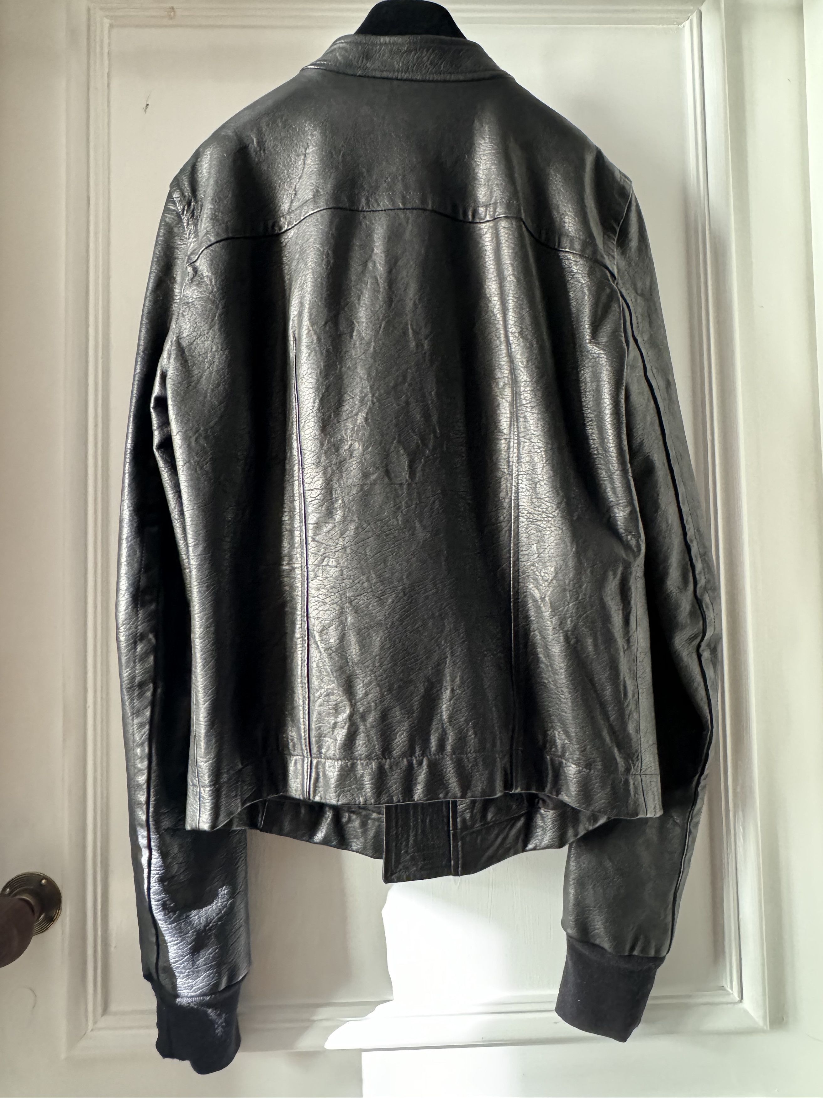 Rick Owens Rick Owens leather jacket,SIZE -S WORN TWO, THREE TIMES Size US S / EU 44-46 / 1 - 4 Thumbnail