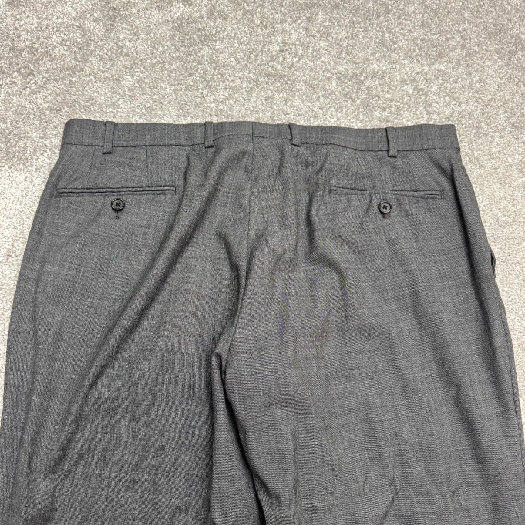 Ralph Lauren Lauren Ralph Lauren Wool Pants Men 38x30 Gray Straight Leg Dress Pants Size US 38 / EU 54 - 6 Thumbnail