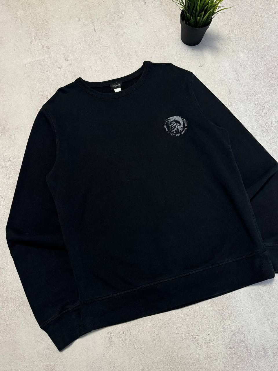 Diesel Vintage Diesel Sweatshirt Baggy Crewneck Black Mens y2k 90s Size US M / EU 48-50 / 2 - 2 Thumbnail