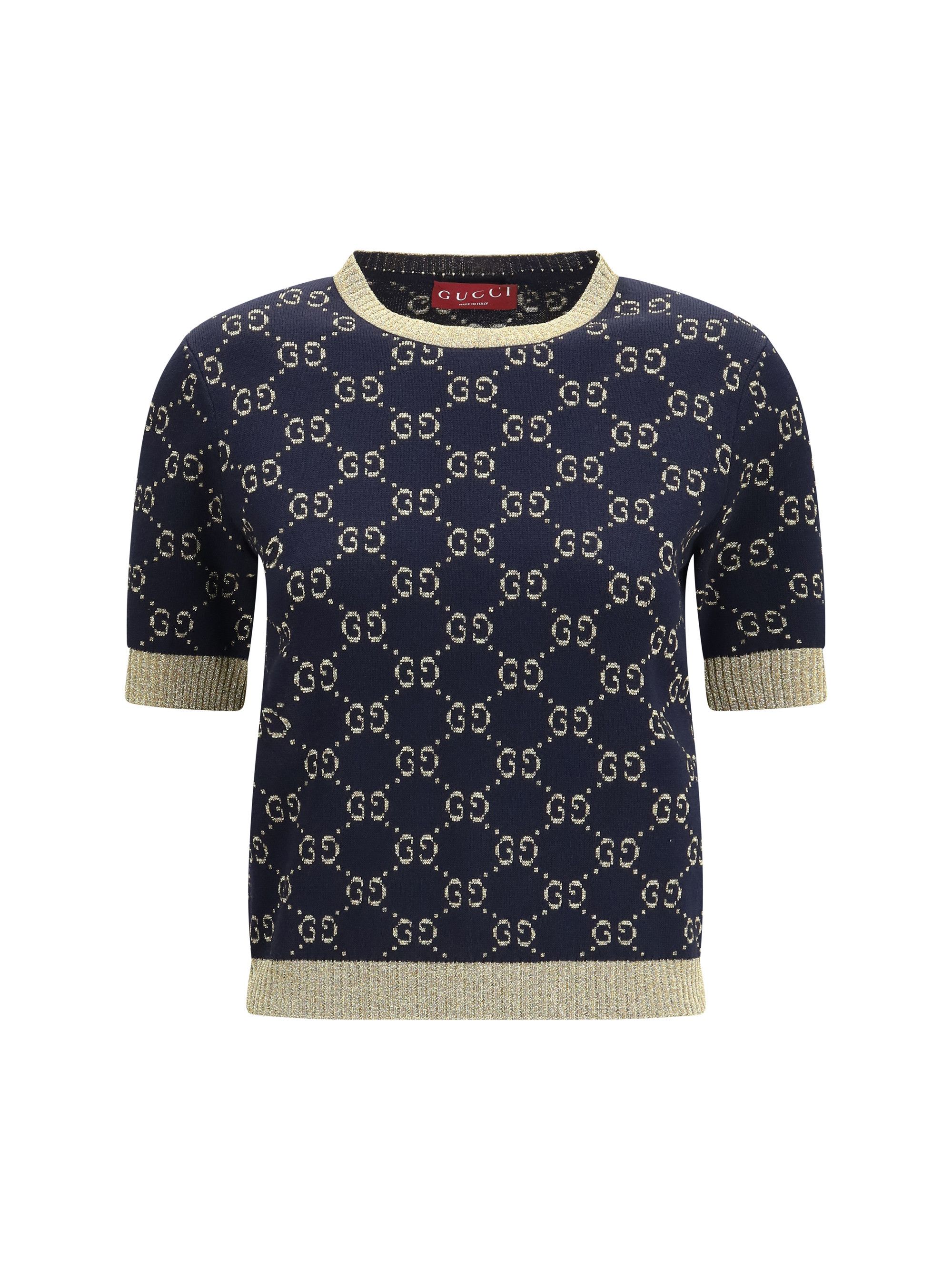 Gucci Knit Top with its iconic all-over monogram pattern Size XS / US 0-2 / IT 36-38 - 1 Thumbnail