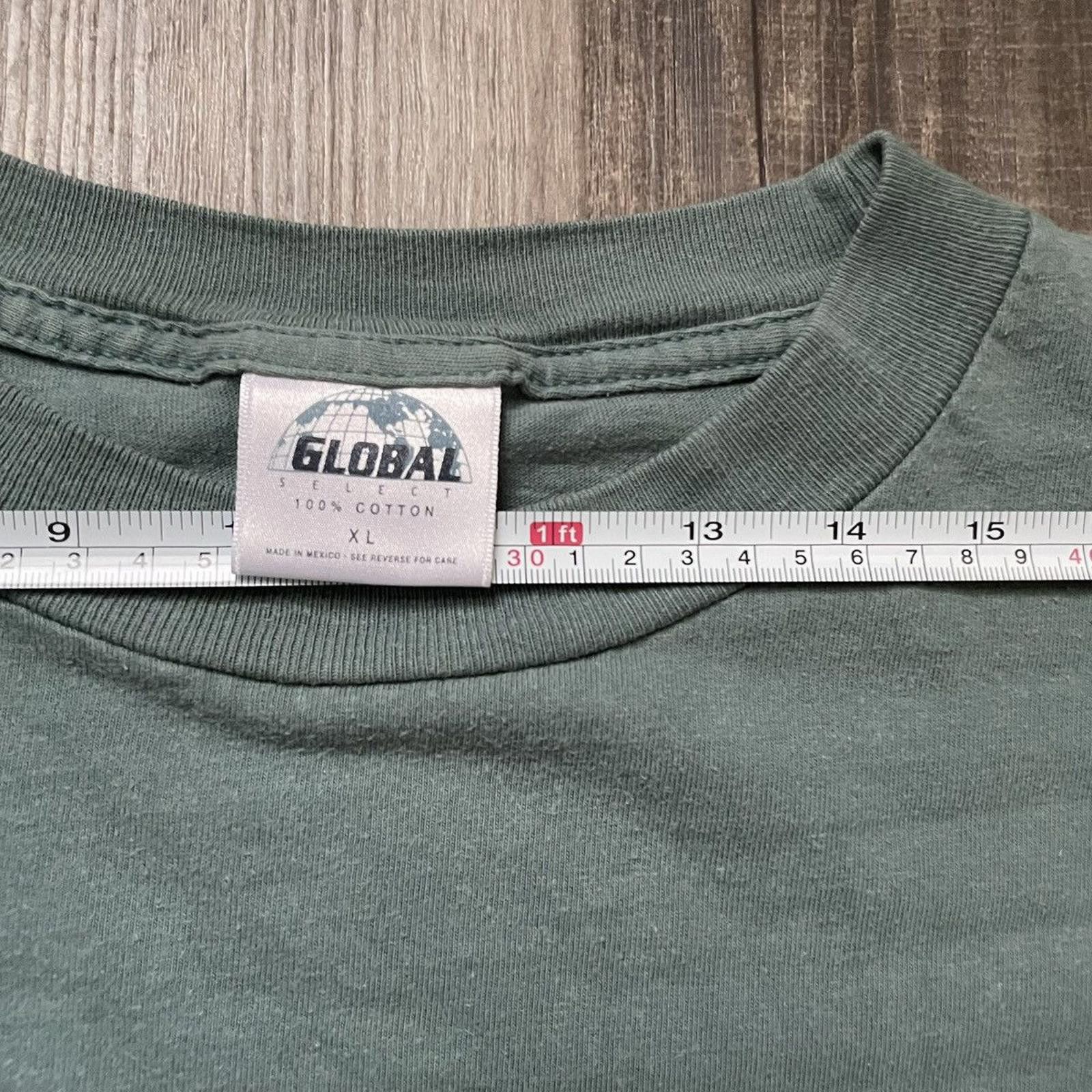 Vintage GLOBAL SELECT • VNTG "Green Turtle" Tee (XL) Size US XL / EU 56 / 4 - 5 Thumbnail