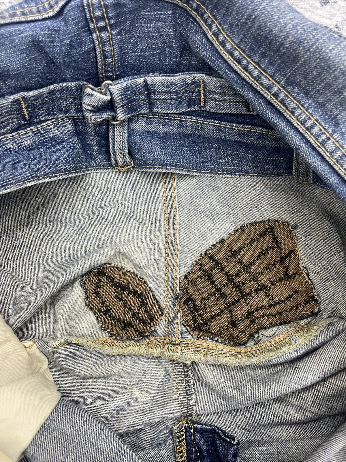Edwin Vintage Edwin Distressed Salvage denim pants Size US 38 / EU 54 - 15 Thumbnail