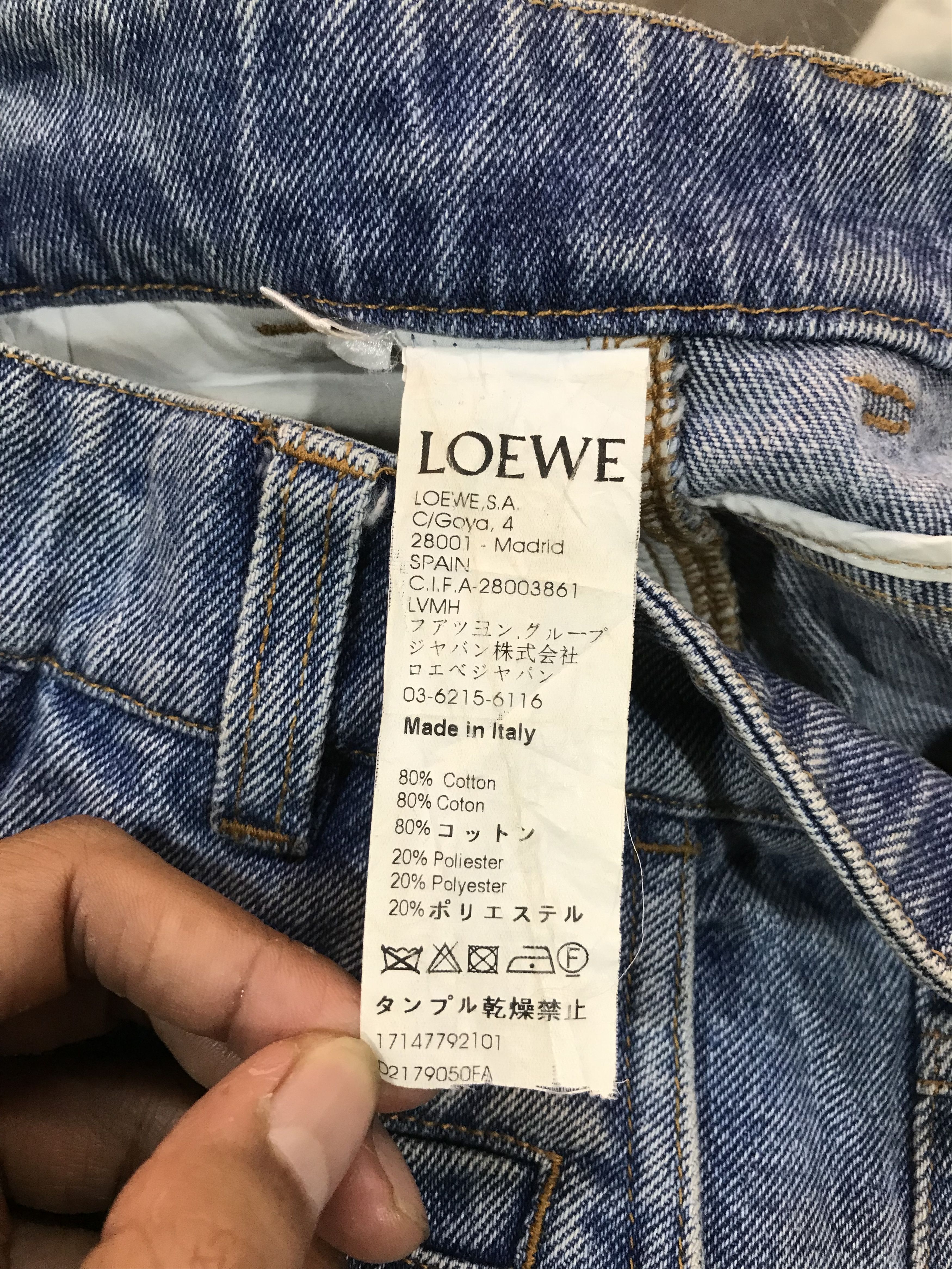 Loewe Loewe Denim Pants Size 31" - 11 Thumbnail