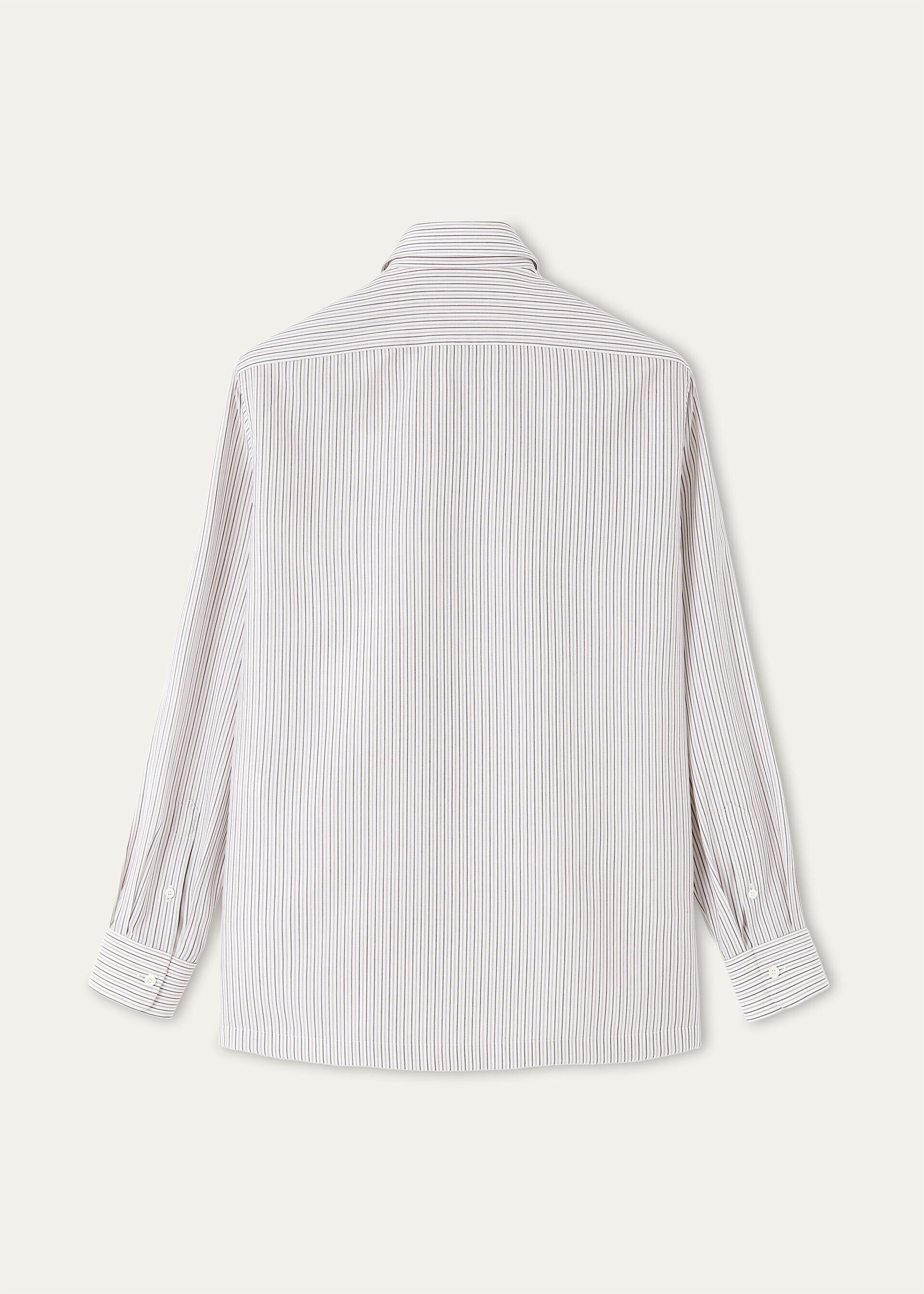 Loro Piana os11x0326 FRM0723 Filippo Shirt in Red & Light Red Stripes Size US S / EU 44-46 / 1 - 6 Thumbnail