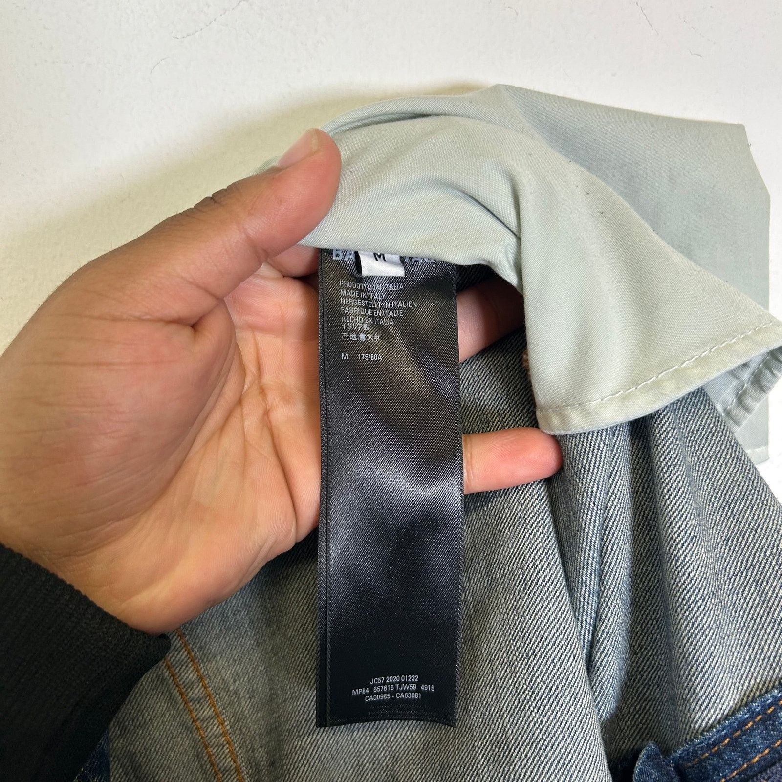 Balenciaga Balenciaga SS21 Hybrid Flannel Shirt Denim Jeans Size US 34 / EU 50 - 5 Thumbnail