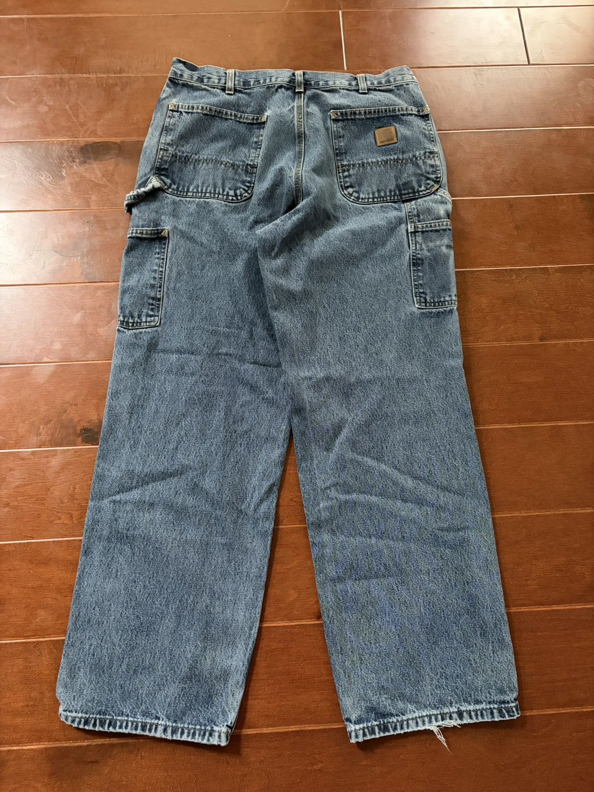 Carhartt Vintage Blue Denim Carhartt Carpenter Jeans Size US 34 / EU 50 - 1 Thumbnail