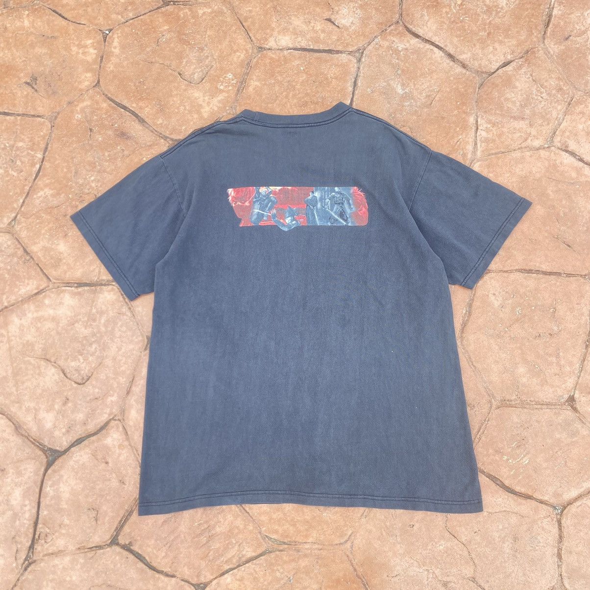 Thrashed Faded Vintage Y2K Tenchu Wrath Of Heaven Game Tee