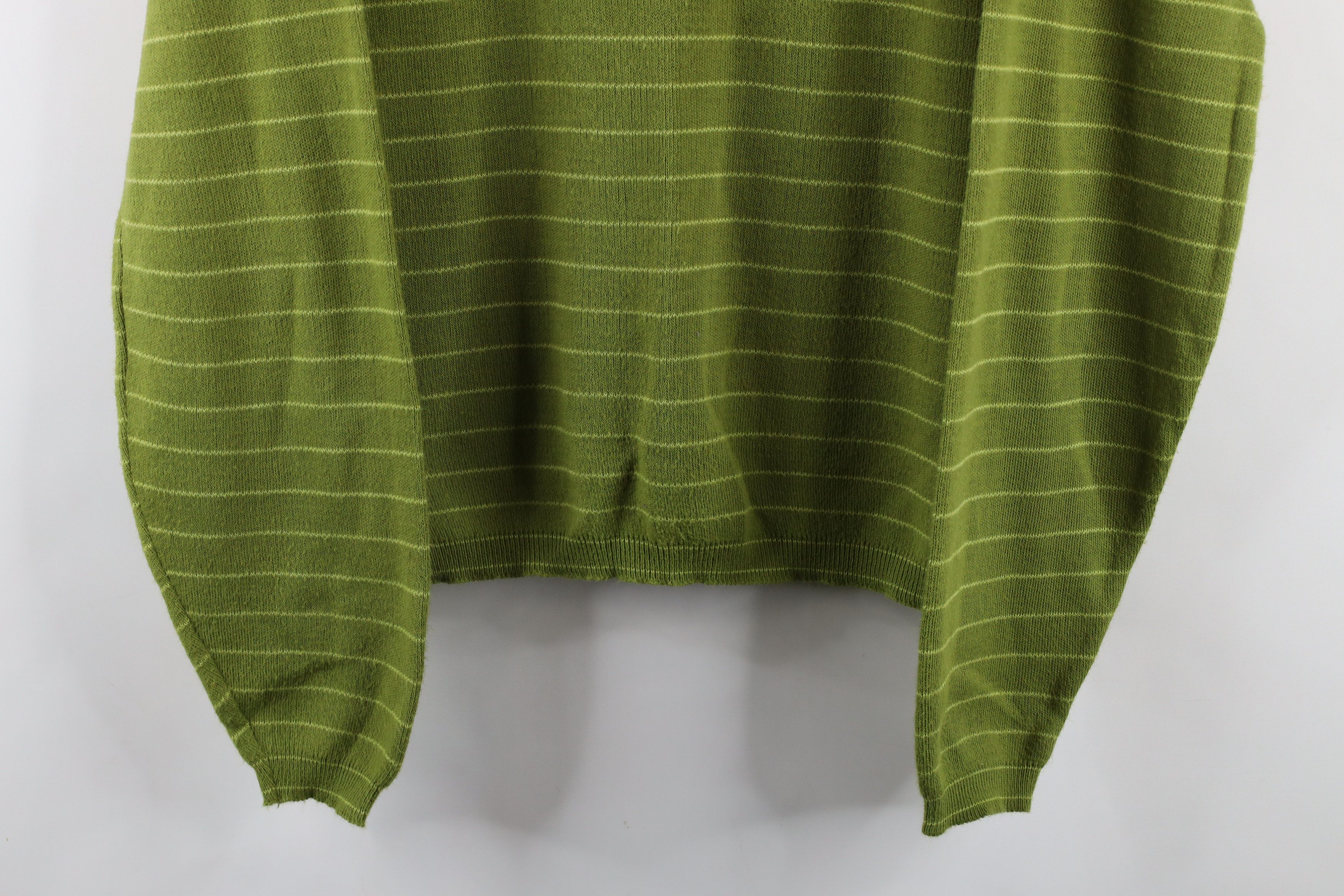 Hanes × Vintage Vintage 50s 60s Hanes Pro Choice Sweater Avocado Green USA Size US L / EU 52-54 / 3 - 3 Thumbnail
