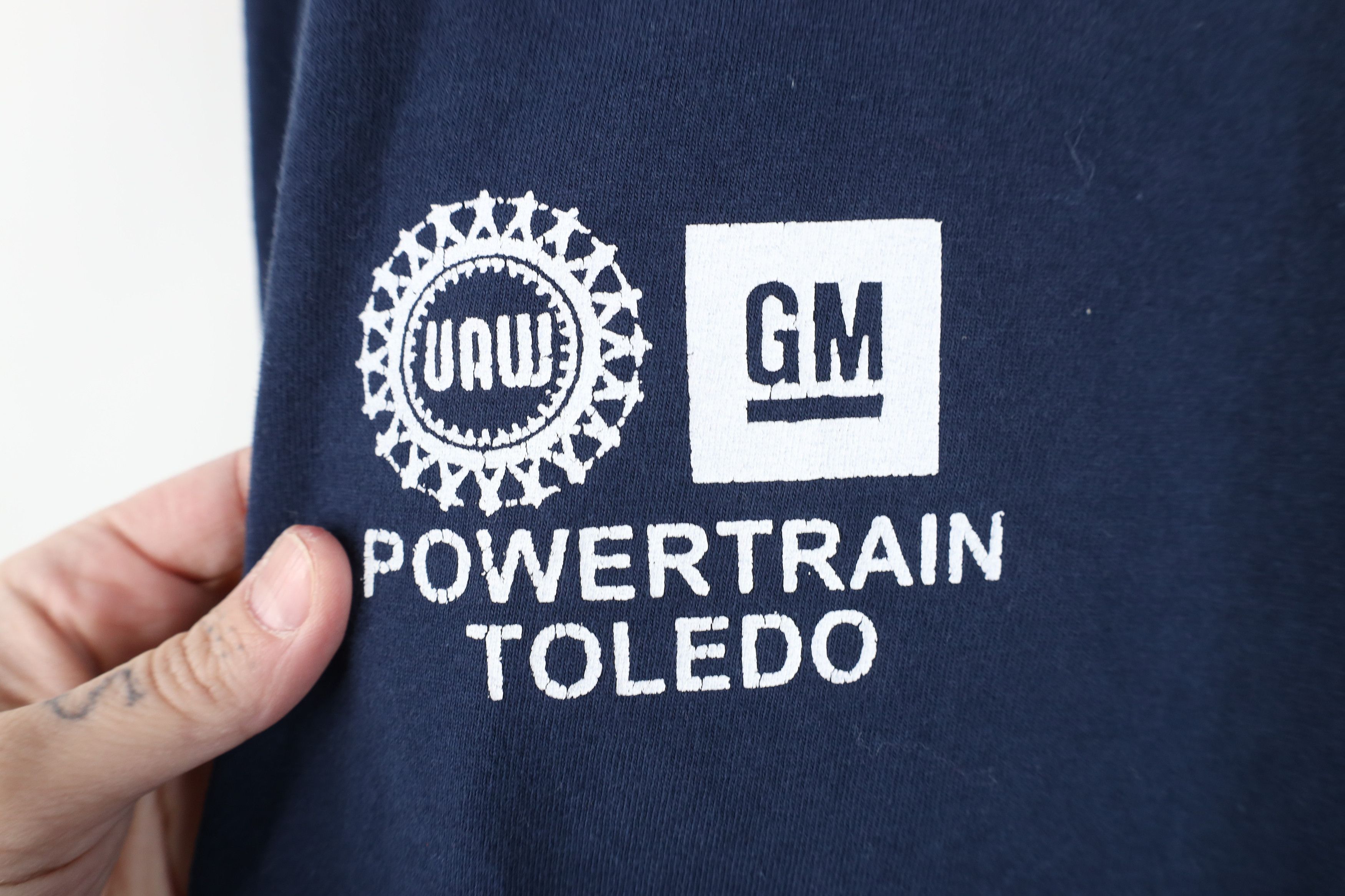 Vintage Vintage Union Made Powertrain Toledo Long Sleeve T-Shirt USA Size US XXL / EU 58 / 5 - 6 Thumbnail