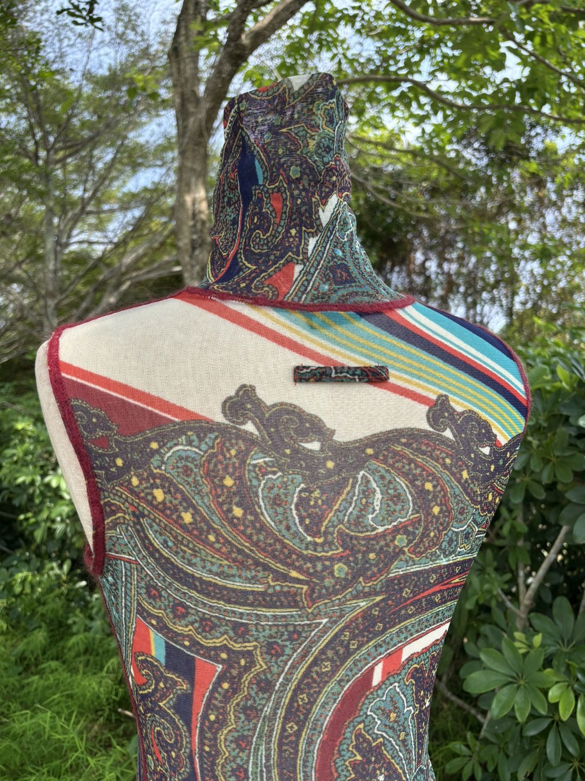 Jean Paul Gaultier Vintage paisley mesh top Size S / US 4 / IT 40 - 6 Thumbnail