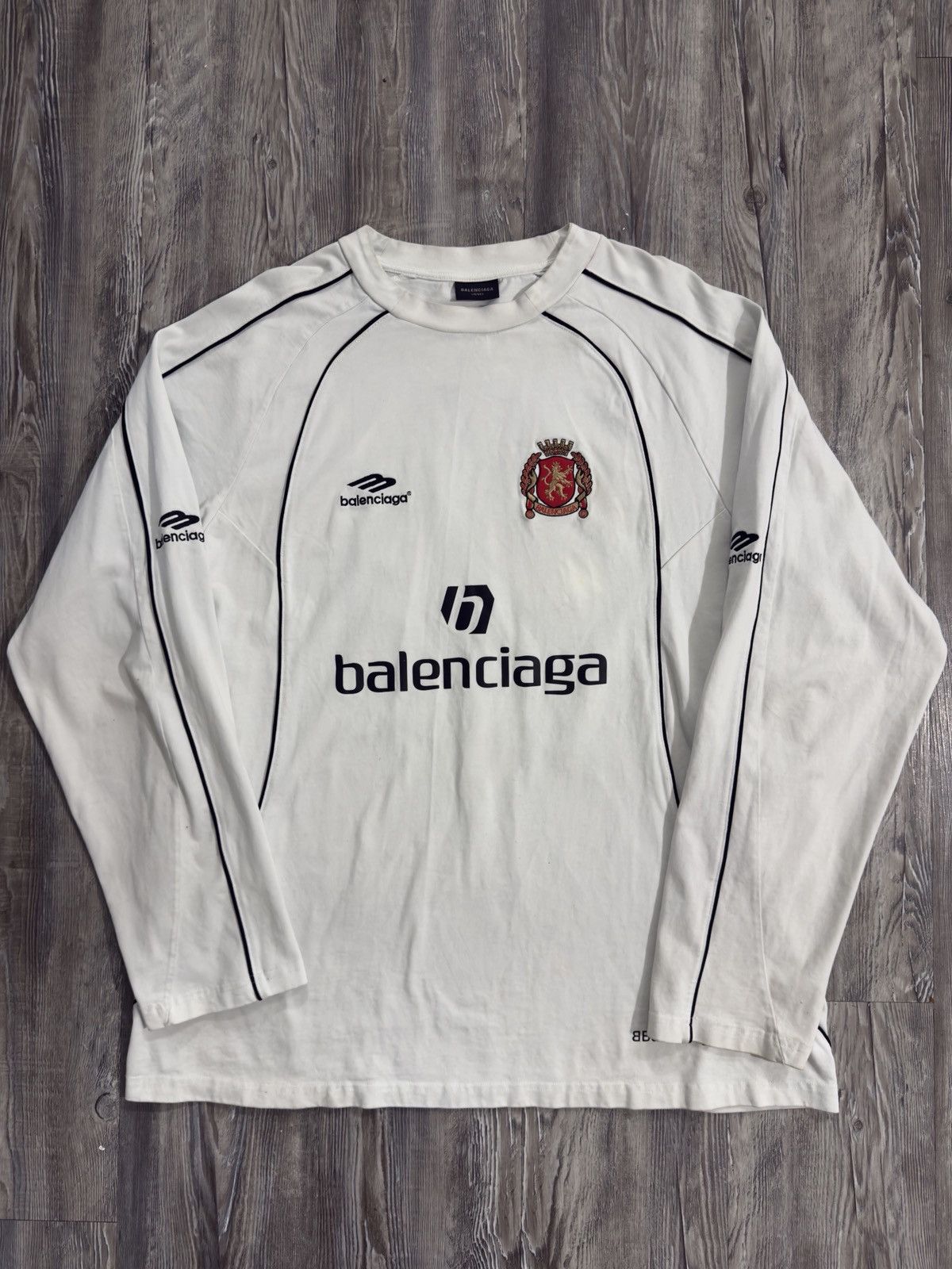 BALENCIAGA soccer T ホワイト　サイズ１ 6B0189S5-1.jpg