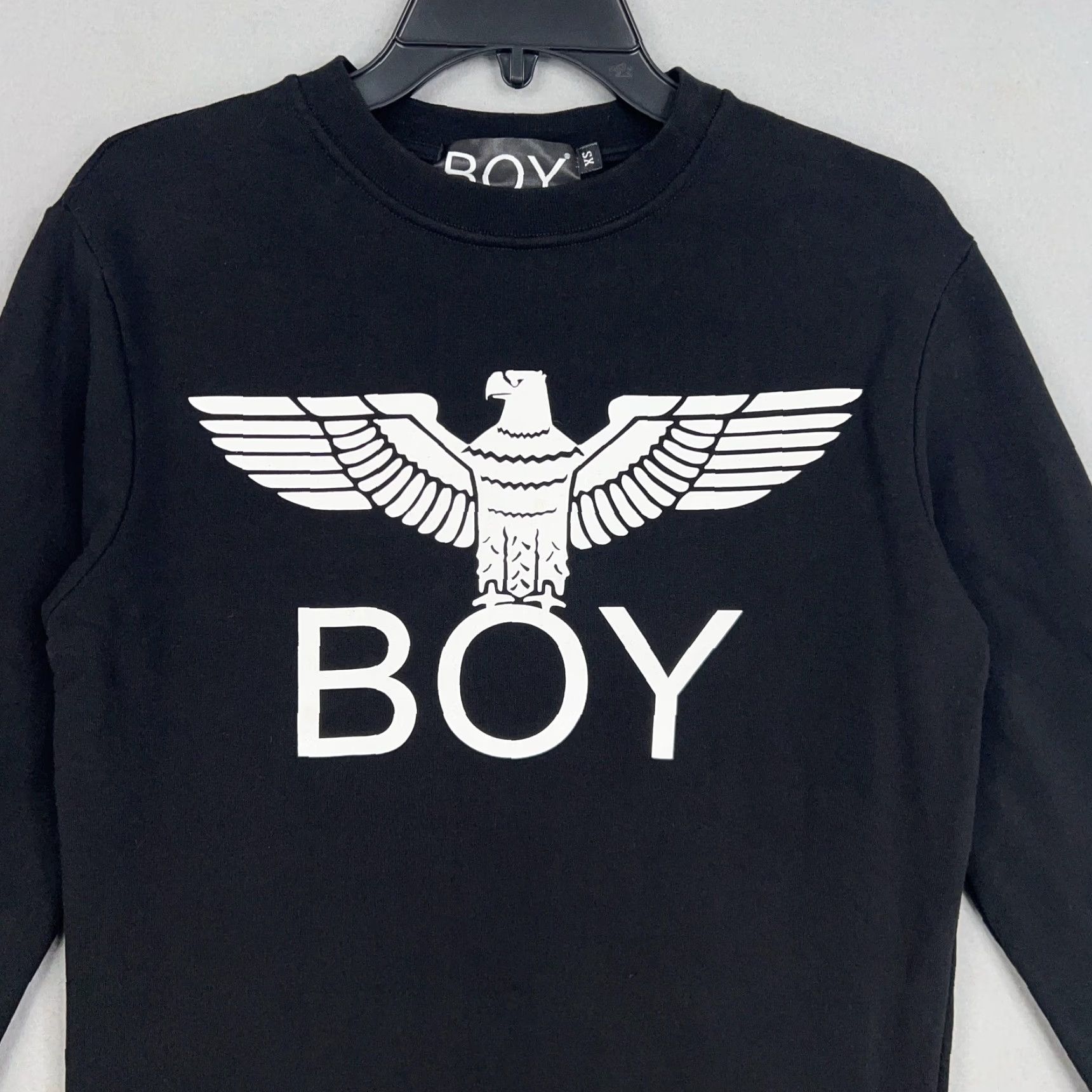 Boy London BOY London Sweatshirt Mens XS Black Eagle Crewneck Street Punk 80s Made in Italy Size US XS / EU 42 / 0 - 2 Thumbnail