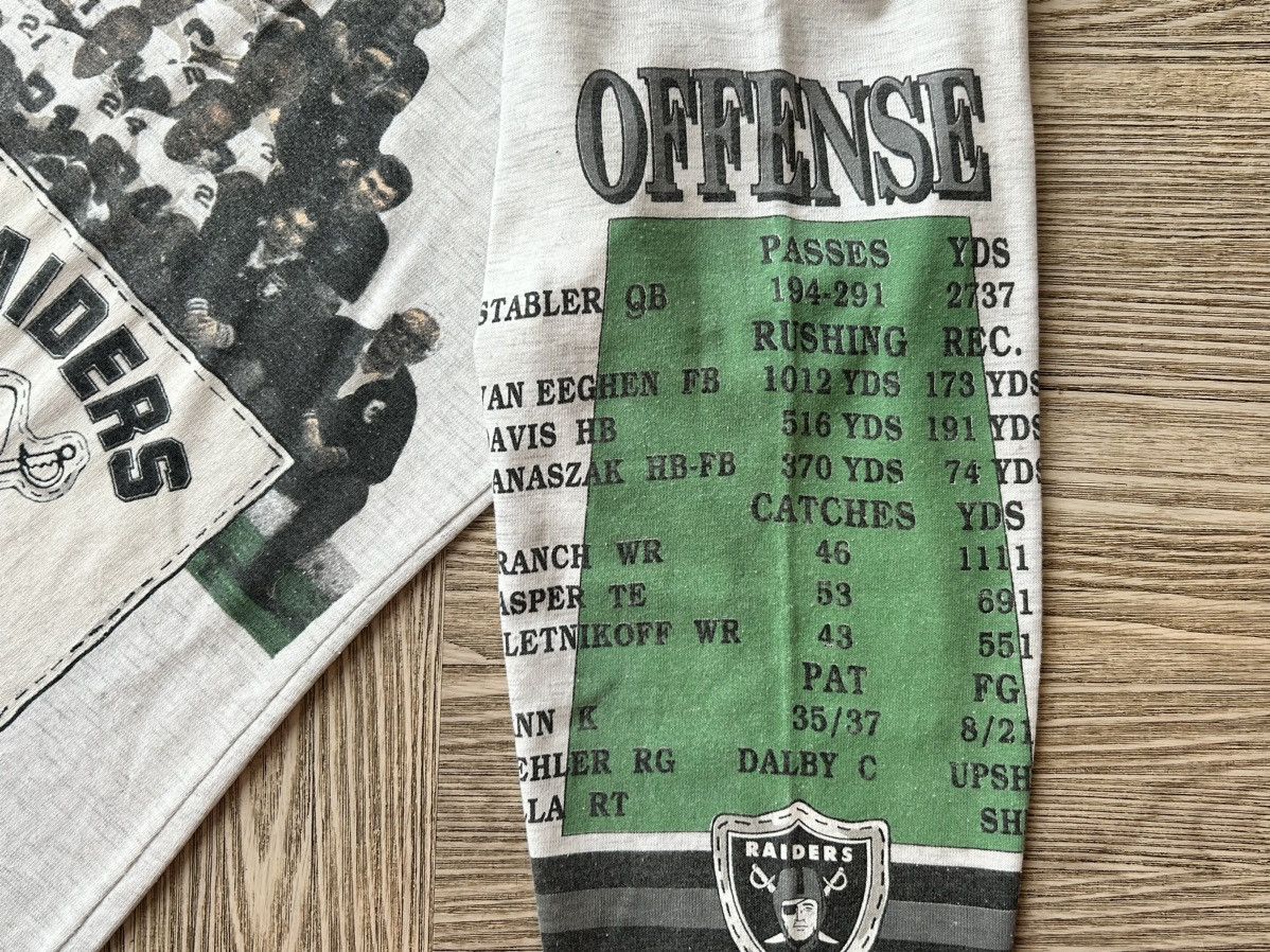 NFL × Vintage Vintage Oakland Raiders “1976 World Champ” by LONG GONE USA Size US L / EU 52-54 / 3 - 8 Thumbnail