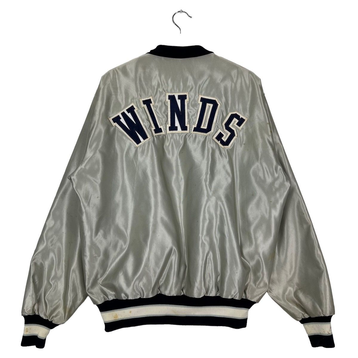 Delong × Vintage 🔥 VINTAGE DELONG SURUGA BAY 'WINDS' FT SATIN BOMBER JACKET Size US L / EU 52-54 / 3 - 2 Thumbnail