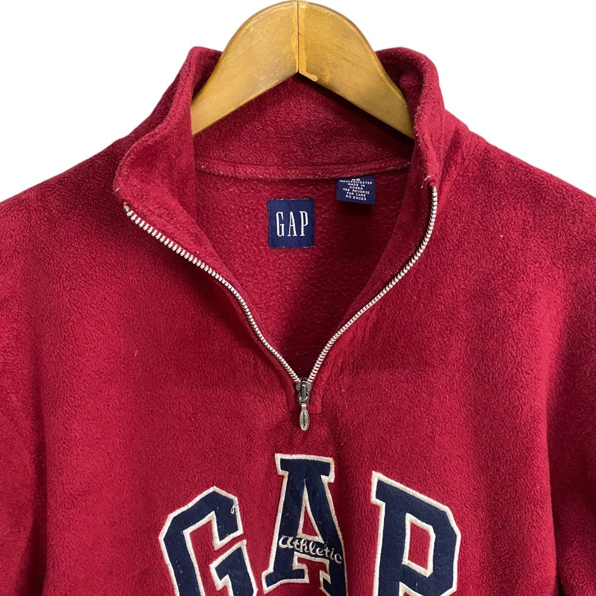 Gap × Vintage Vintage Gap Embroidered Logo Half Zipper fleece Size US XS / EU 42 / 0 - 5 Thumbnail