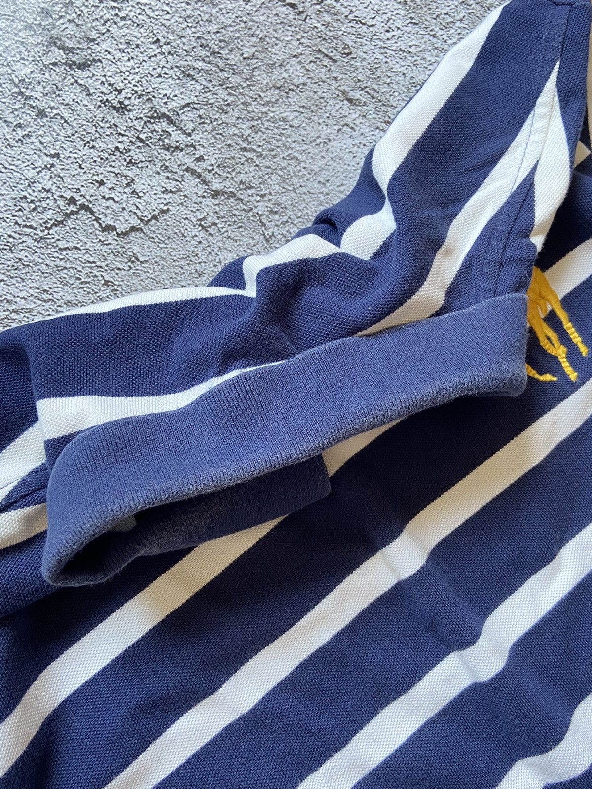 Polo Ralph Lauren × Vintage Vintage Polo Ralph Lauren Distressed Faded Polo Shirt Size US XL / EU 56 / 4 - 6 Thumbnail