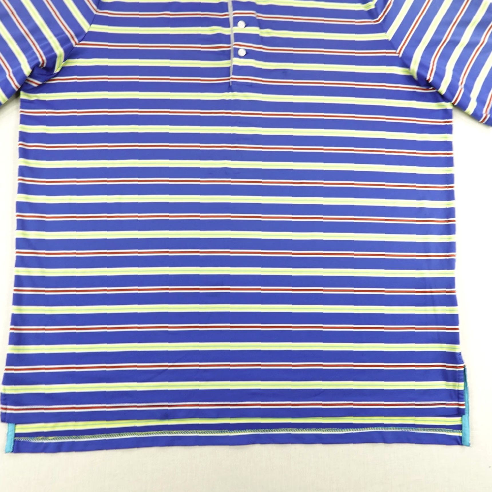 Polo Ralph Lauren RLX Ralph Lauren Polo Shirt Mens XL Blue Striped Golf Performance Toscana Logo Size US XL / EU 56 / 4 - 3 Thumbnail