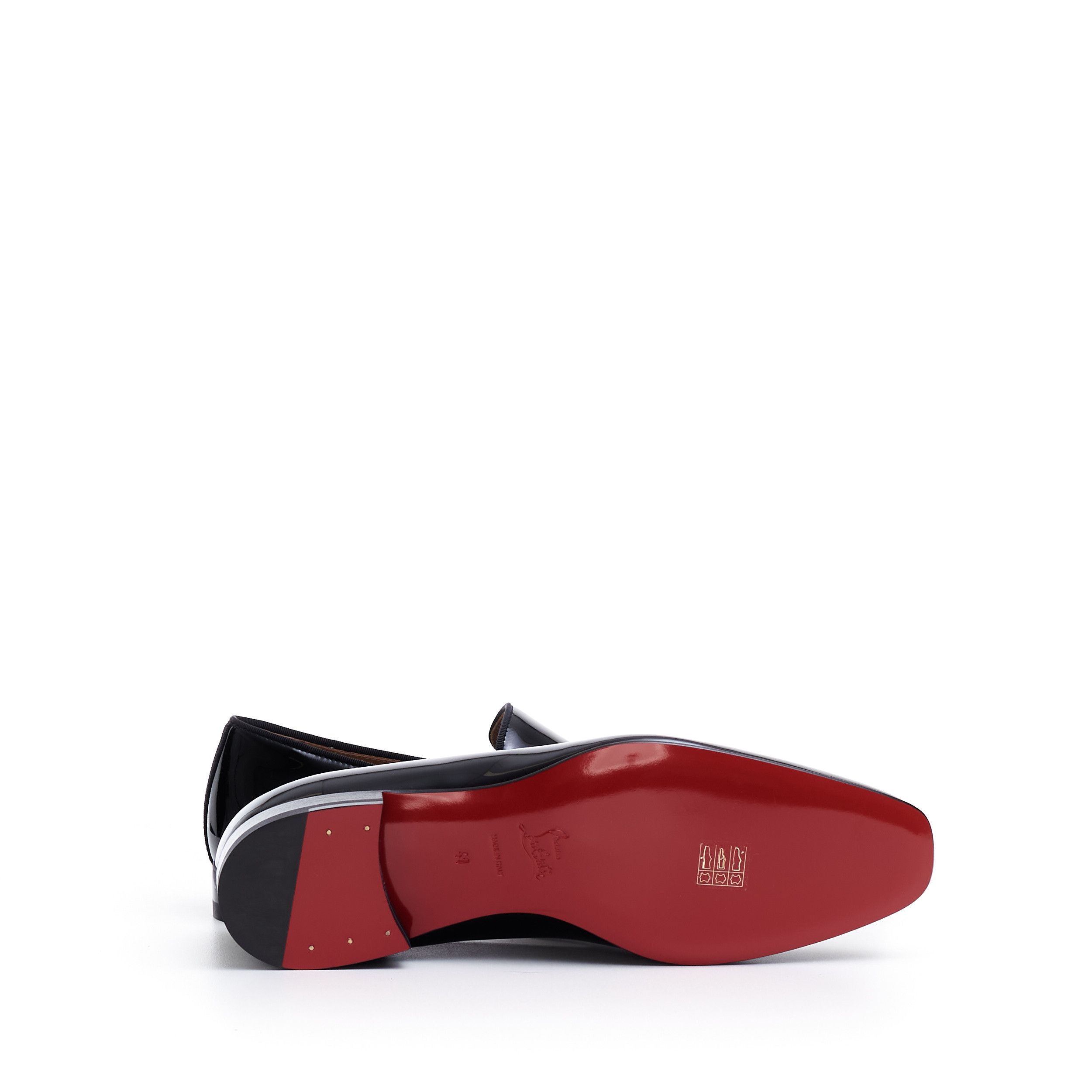 Christian Louboutin Black Patent Leather Dandelion Loafers Size US 10 / EU 43 - 10 Thumbnail