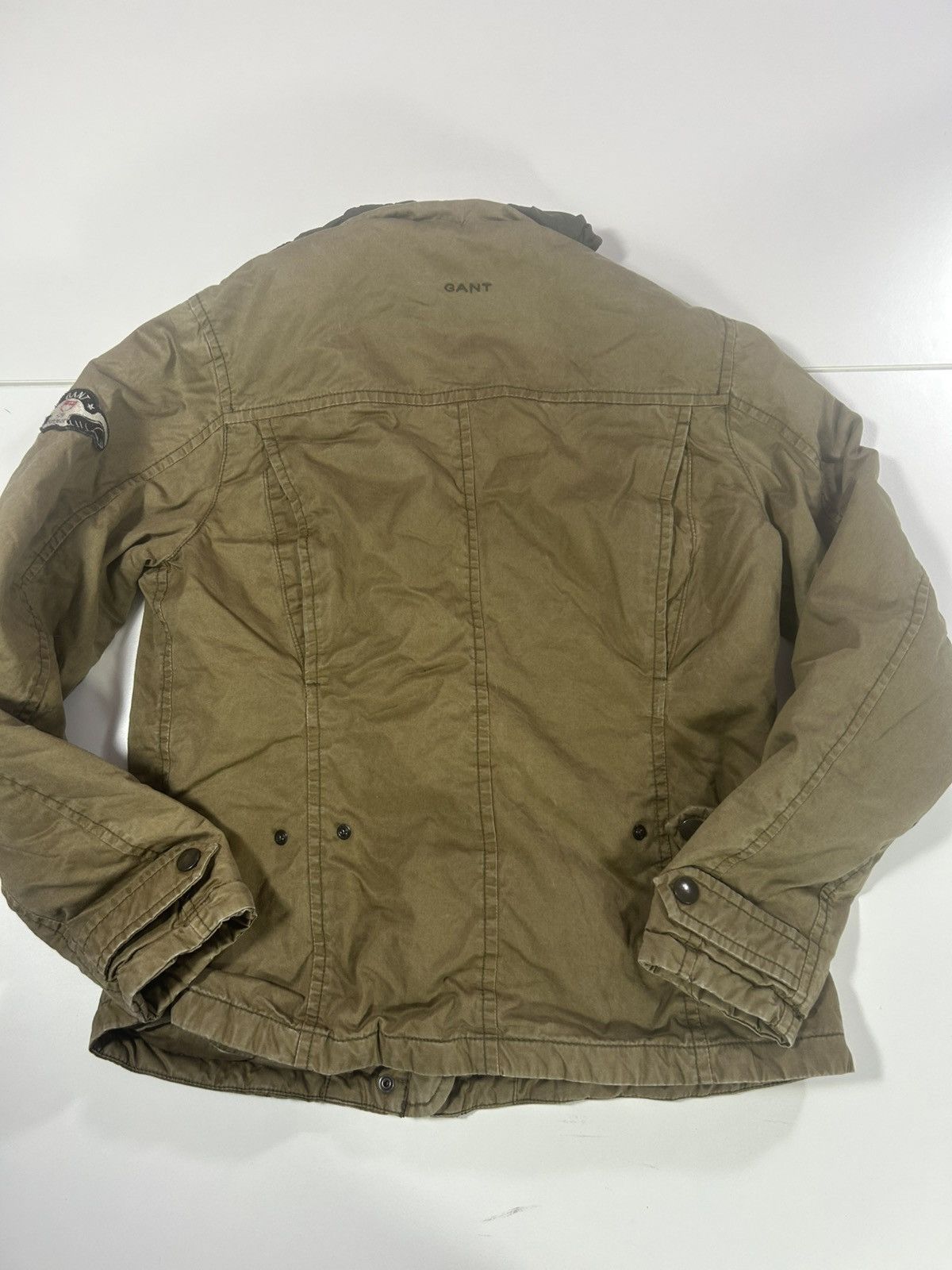 Gant Medium mens Gant Rugger padded cotton jacket khaki brown Size US M / EU 48-50 / 2 - 8 Thumbnail
