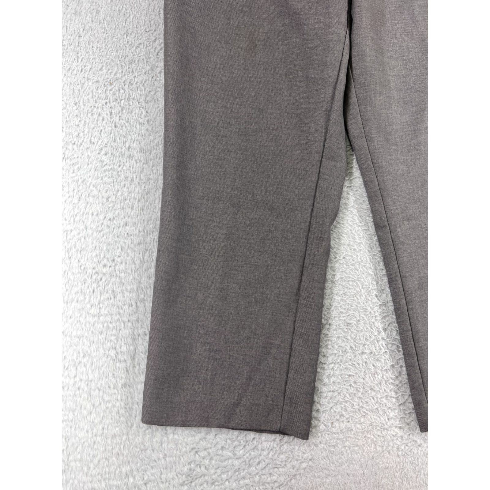 Vintage Alfred Dunner Pants Womens 14P Gray Elastic Waist Pull On 32 in Inseam 26 in Petite Regular Size 28" / US 6 / IT 42 - 5 Thumbnail