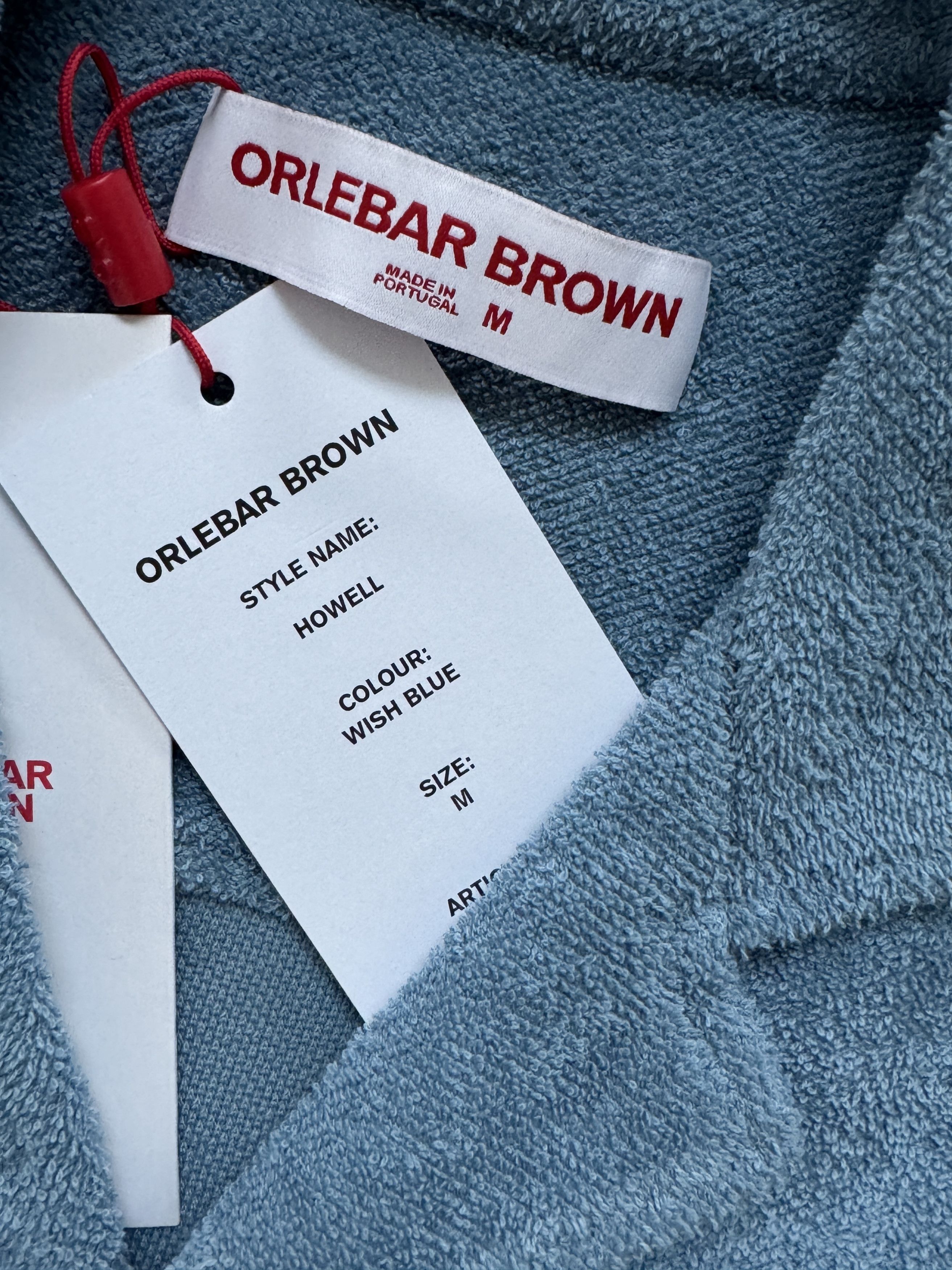 Orlebar Brown Orlebar Brown Mens Pile Terry Fabric Summer Cardigan Size US M / EU 48-50 / 2 - 6 Thumbnail