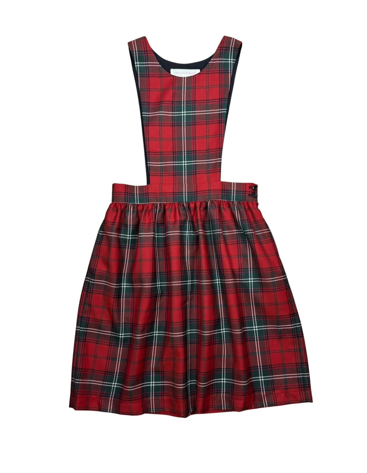Comme des Garcons SHIRT Comme des Garcons Shirt Plaid Wool Dress Pinafore size XS Size XS / US 0-2 / IT 36-38 - 9 Thumbnail