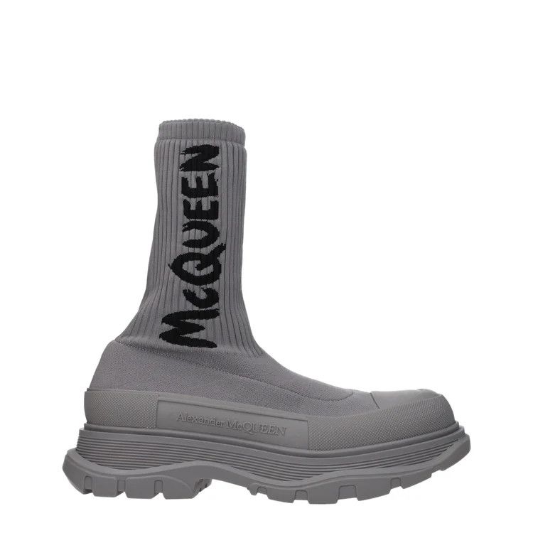 Alexander McQueen o1y1024 Hi-Top Sneakers in Grey Size US 7.5 / EU 40-41 - 3 Thumbnail