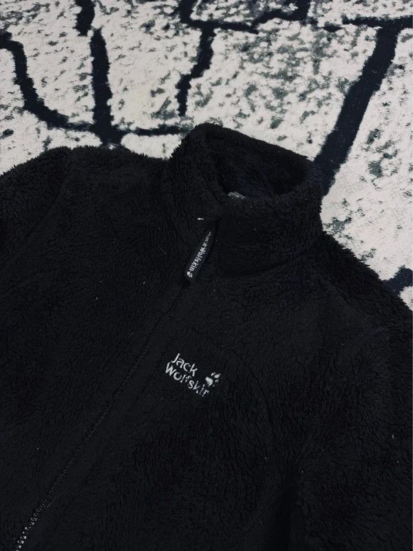 Jack Wolfskin Jack Wolfskin Sheepskin Zip Fleece Jacket Black S Size S / US 4 / IT 40 - 3 Thumbnail
