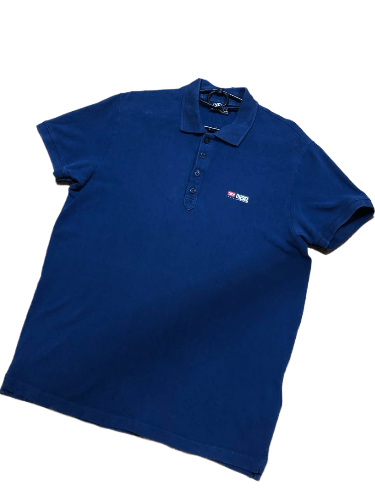 Diesel Vintage Diesel Y2K Logo Polo Size L Size US L / EU 52-54 / 3 - 1 Thumbnail