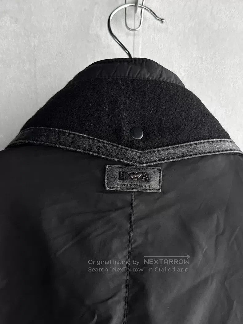 Emporio Armani EMPORIO ARMANI Leather Patchwork Jacket i Size US M / EU 48-50 / 2 - 4 Thumbnail
