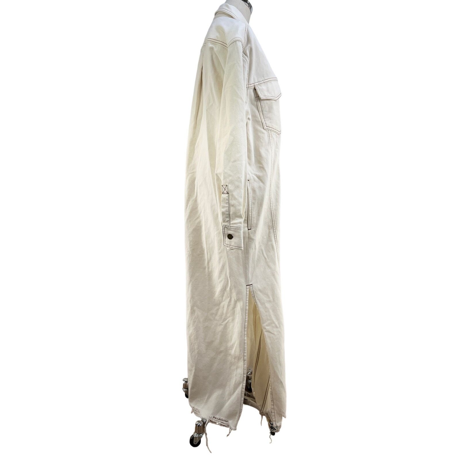 Other Erika Cavallini Ivory Denim Dress Size M / US 6-8 / IT 42-44 - 5 Thumbnail