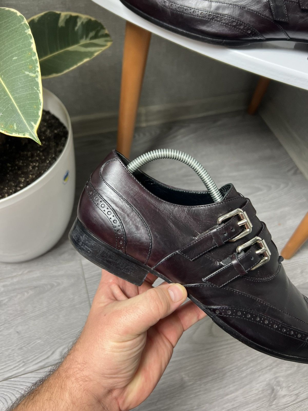 Dolce & Gabbana Dolce & Gabbana Double Monk Leather Shoes Size 44 D&G Size US 11 / EU 44 - 14 Thumbnail