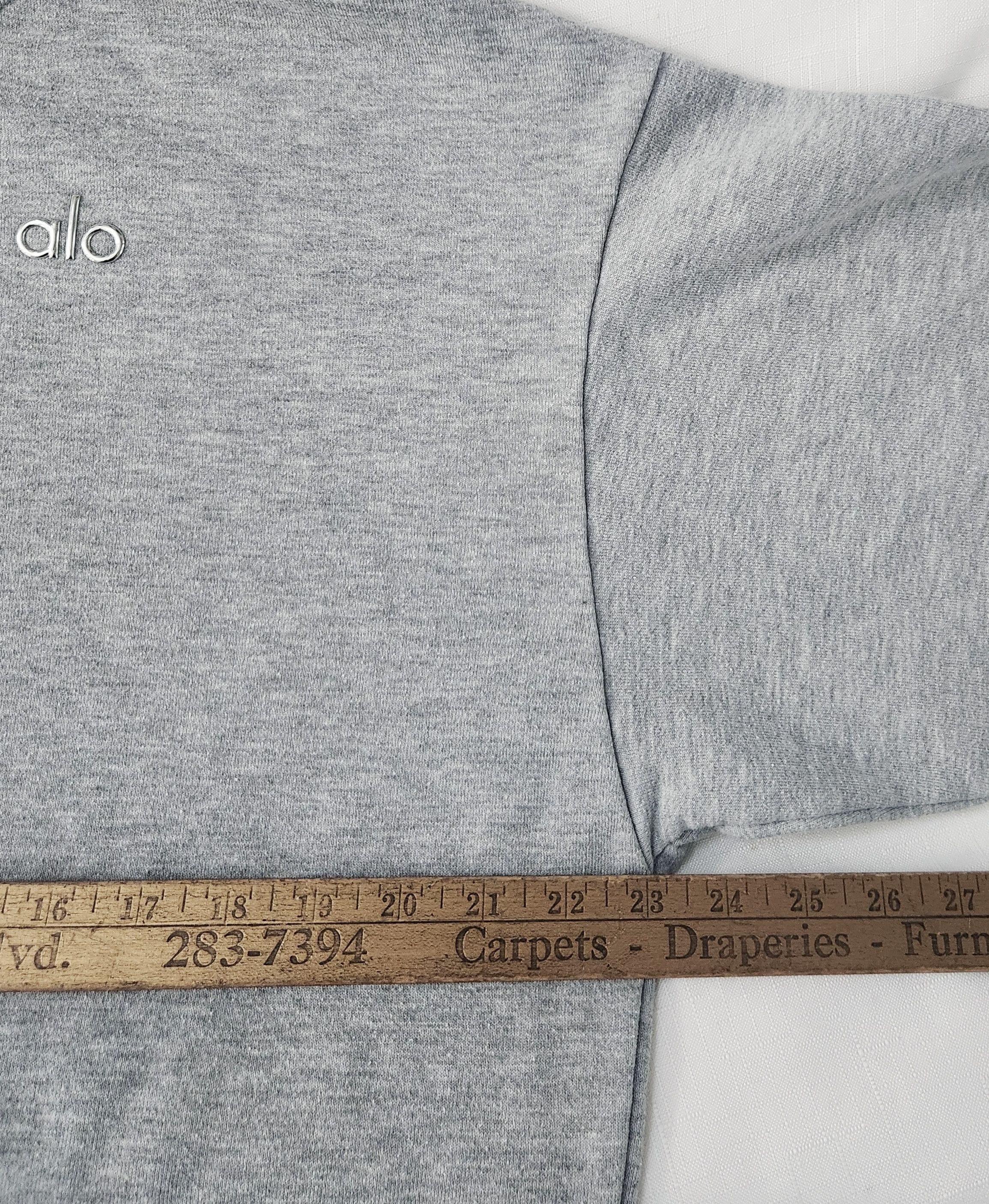 Alo Alo Yoga Accolade CrewNeck Pullover Heather Grey Small Size S / US 4 / IT 40 - 6 Thumbnail