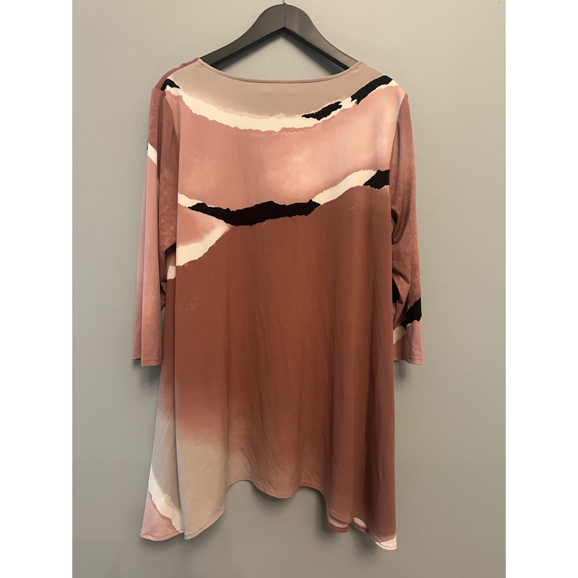 Alfani Alfani Printed Boat-Neck Tunic Top Size Large Size L / US 10 / IT 46 - 3 Thumbnail