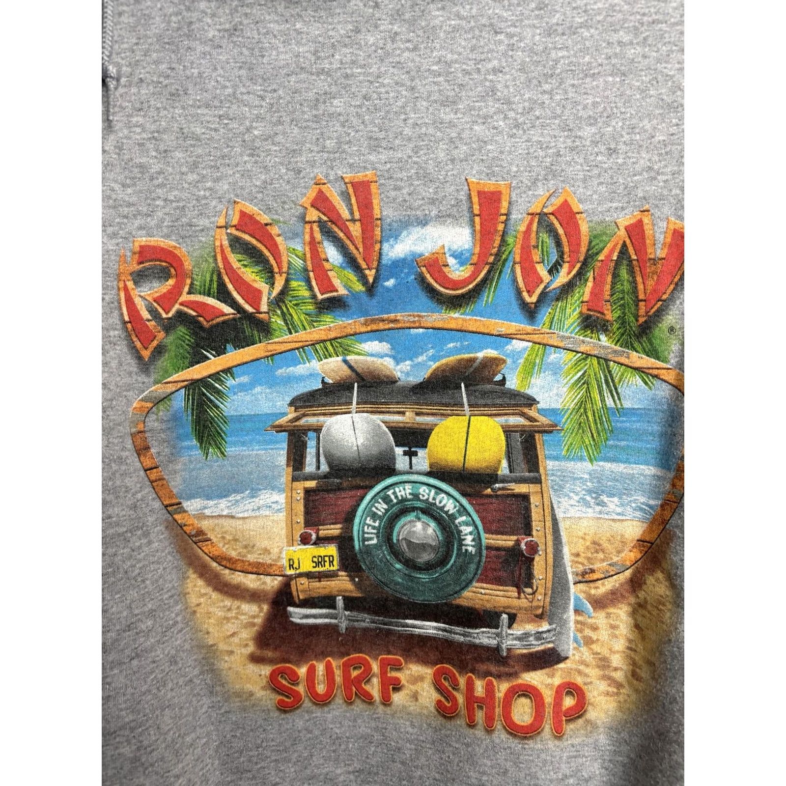 Ron Jon Surf Shop Ron Jon Surf Shop Hoodie Mens M Gray Pullover Surf Graphic Sweatshirt Size US M / EU 48-50 / 2 - 2 Thumbnail